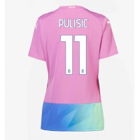AC Milan Christian Pulisic #11 Rezervni Dres za Ženska 2023-24 Kratak Rukav